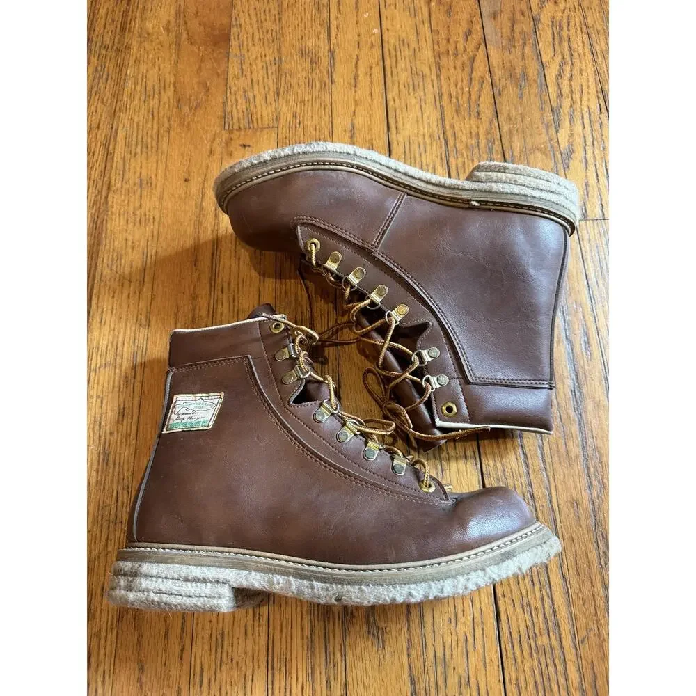 Weinbrenner Ultimate Wading Boots Men’s Size 9 Leather Felt Sole Made USA